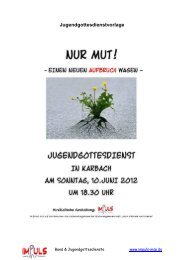 Nur Mut! - Einen neuen Aufbruch wagen - IMPULS