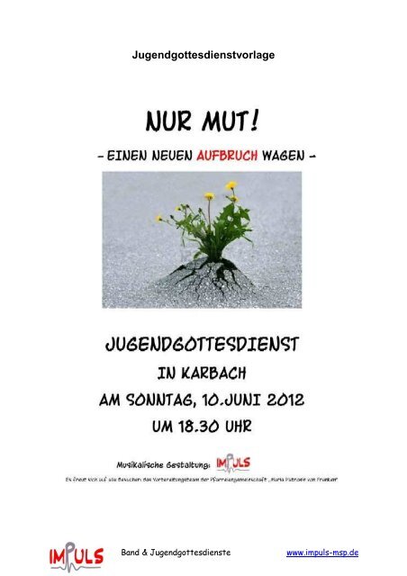 Nur Mut Einen Neuen Aufbruch Wagen Impuls