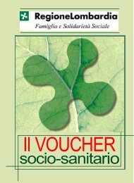 Il VOUCHER socio sanitario - ANGSA Lombardia ONLUS