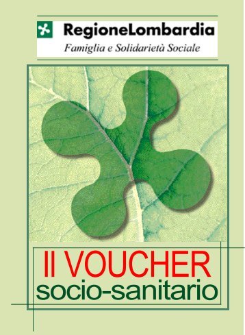 Il VOUCHER socio sanitario - ANGSA Lombardia ONLUS