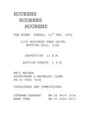 houbens houbens houbens - South Australian Homing Pigeon ...