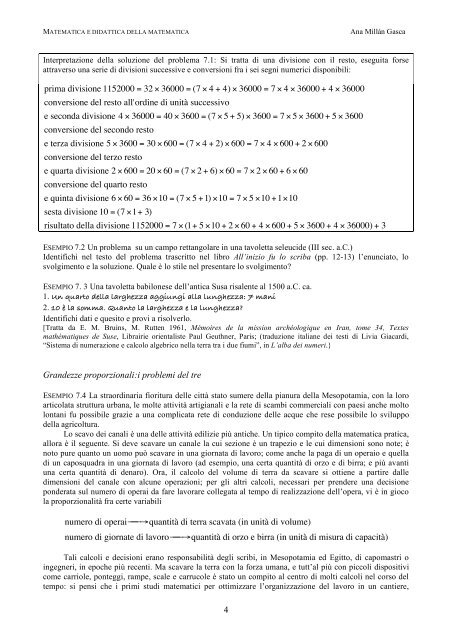 Matematica e didattica della matematica