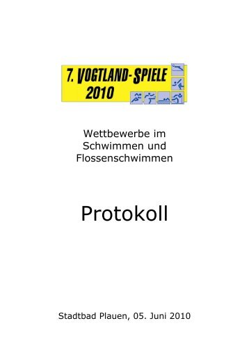 Protokoll Gesamt - SC Plauen 06 eV