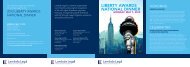 LIBERTY AWARDS NATIONAL DINNER - Lambda Legal