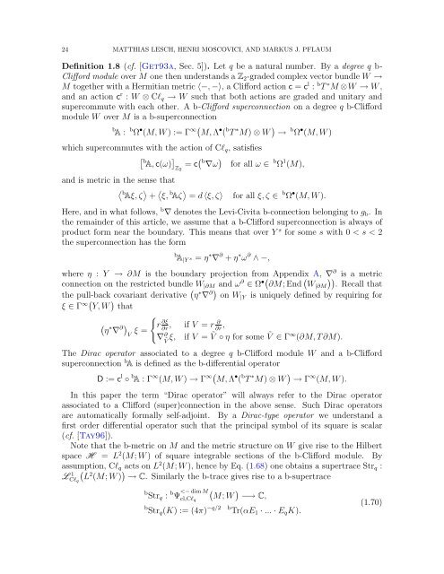 Connes-Chern Character for Manifolds with Boundary and ETA ...