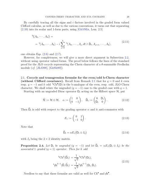 Connes-Chern Character for Manifolds with Boundary and ETA ...