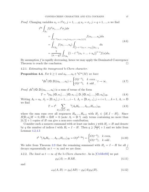 Connes-Chern Character for Manifolds with Boundary and ETA ...