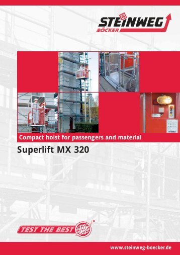 Superlift MX 320 - Steinweg-BÃ¶cker