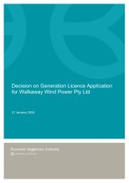 Final Decision on Generation Licence Application for Walkaway