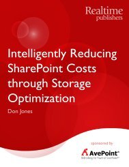 The Essential Guide to Optimizing SharePoint Storage - AvePoint