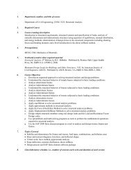 CENG 3325, Structural Analysis