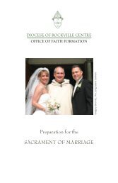 Marriage Preparation Booklet - Diocese of Rockville Centre