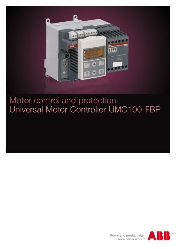 Motor control and protection Universal Motor ... - VAE ProSys sro