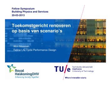 Toekomstgericht renoveren op basis van scenario's - Technische ...