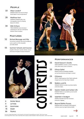 People Features Performances - Dance Europe