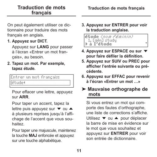 Dictionnaire français - Franklin Electronic Publishers