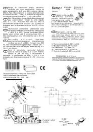 http://www.kemo-electronic.com KemoÂ® Article No. B184 D P FIN ...