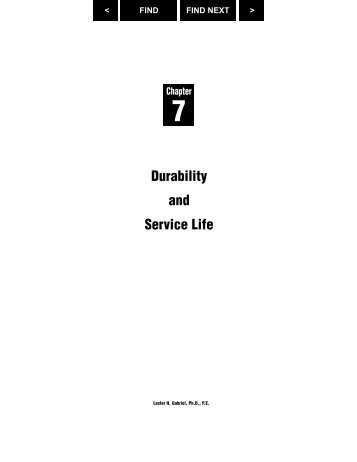 Chapter 7: Durability and Service Life - Plastics Pipe Institute