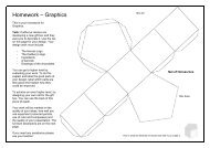 Mr Bull's revision guide 2007 â€“ Graphics - Millthorpe School York