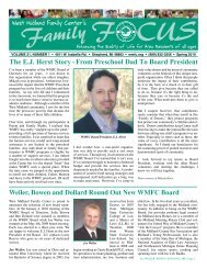 Spring 2010 Focus - West Midland Family Center