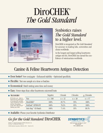 DiroCHEK® DiroCHEK® - Synbiotics Corporation