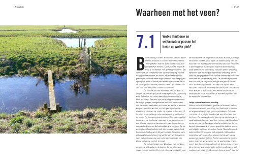 Waarheen met het veen?; Kennis voor keuzes in ... - Leven met Water