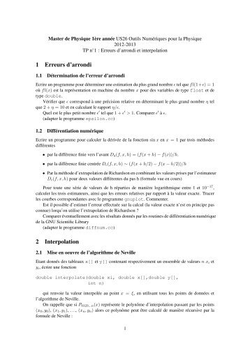 TP interpolation