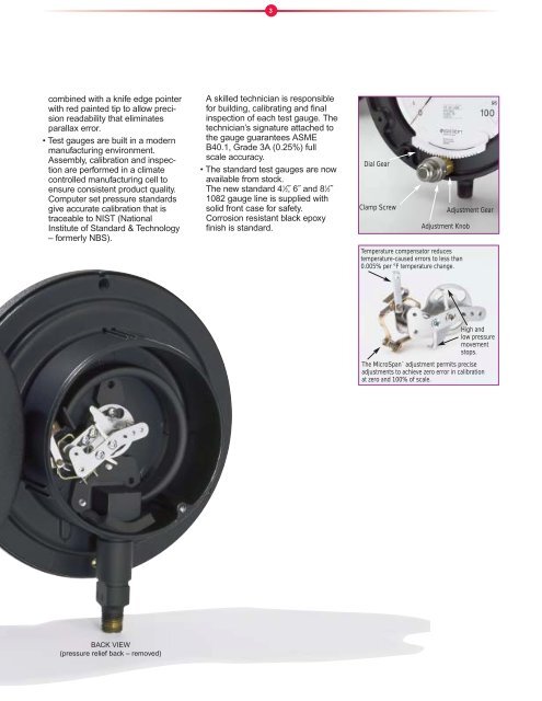 Type 1082 and 1084 Test Gauge - Temp-Press Inc