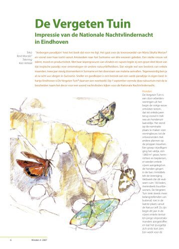 Nationale NachtvlinderNacht 2007 - Vlinderstichting