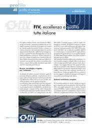 FIV, eccellenza e qualità tutte italiane (PDF) - La Termotecnica