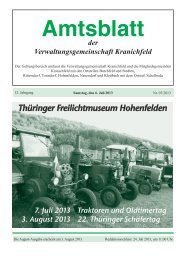 Thüringer Freilichtmuseum Hohenfelden - Verwaltungsgemeinschaft ...