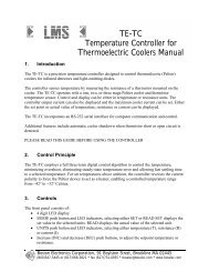 LED TE-TC Temperature Controller for Thermoelectric Cooler