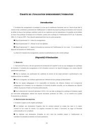 Introduction Dispositif d'évaluation