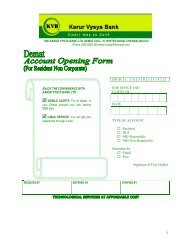 1 DP ID I N 3 0 3 3 8 2 FOR OFFICE USE ... - Karur Vysya Bank