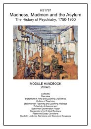 the History of Psychiatry, 1750-1950 - Mister Dans Home Page