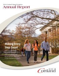 Annual Report - SUNY Cortland