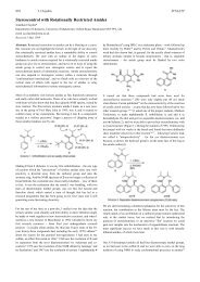 Stereocontrol with Rotationally Restricted Amides - Jonathan ...