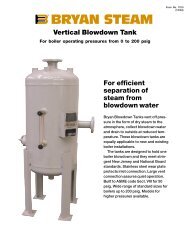 Vertical Blowdown Tank Literature - Bryan Boilers