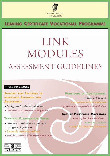 LCVP Assessment Guidelines - PDST