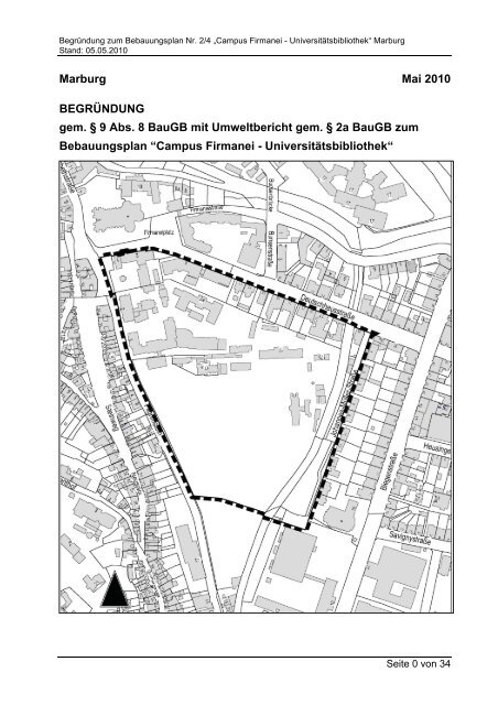 BegrÃ¼ndung zum B.-Plan-Vorentwurf