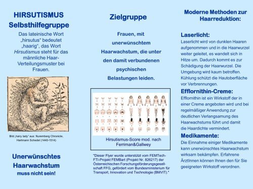 Selbsthilfegruppe Hirsutismus Folder Medizinische UniversitÃ¤t_Graz ...