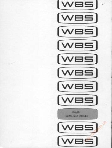 M462B EQ Module - Ward-Beck Systems Preservation Society