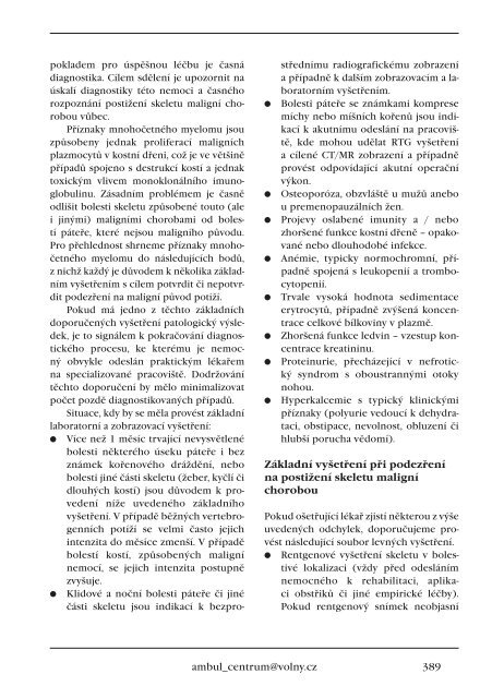 Supplementum 3+4/2007 - SpoleÄnost pro pojivovÃ© tkÃ¡nÄ›