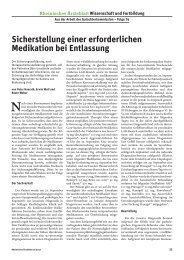 Sicherstellung einer erforderlichen Medikation bei Entlassung