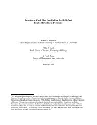 Investment Cash Flow Sensitivities Really Reflect Related ...