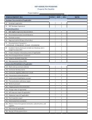 NSP HOMEBUYER PROGRAMS Property File Checklist