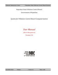 System for Pollution Control Board Computerization User Manual