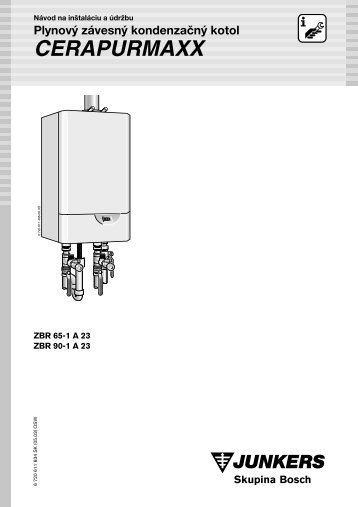 NÃ¡vod na inÅ¡talÃ¡ciu - Junkers