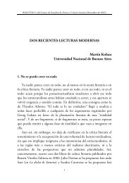 DOS RECIENTES LECTURAS MODERNAS MartÃ­n ... - Celarg.org