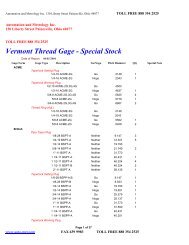 Vermont Gage 501309350 Jobber Drill Blank 42 Size HSS-Pack of 20
